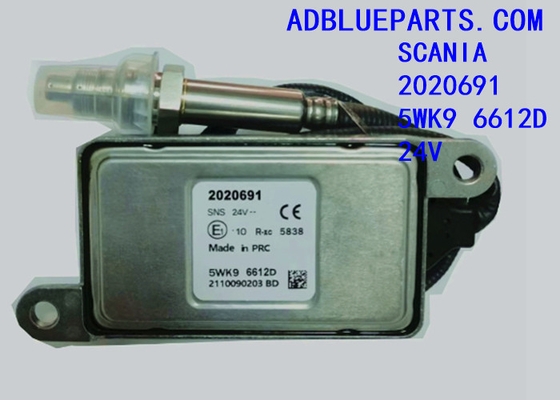Scania OEM 2020691 24V ไนตร็อกซ์เซนเซอร์ออกซิเจน Continental 5WK96612D และ NOX Sensor / ไนตร๊อกซ์เซนเซอร์ออกซิเจน 5WK9 6612D สําหรับ Scania 2020691